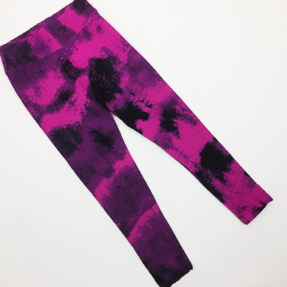 NEW Brazilian Tie Dye 3D Legging Honeycomb Bubble - Picture 4 of 8